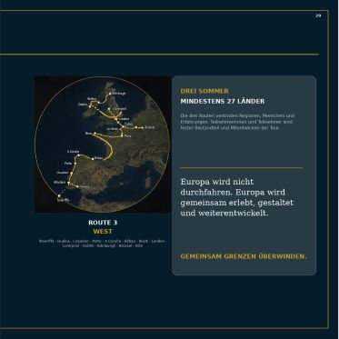 Die europäischen Routen von U9TED Europe