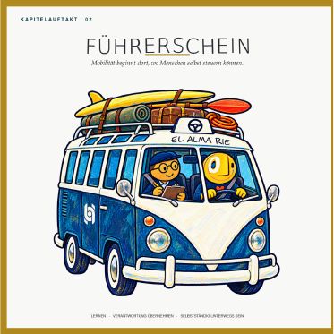 Illustration zur Führerschein-Challenge